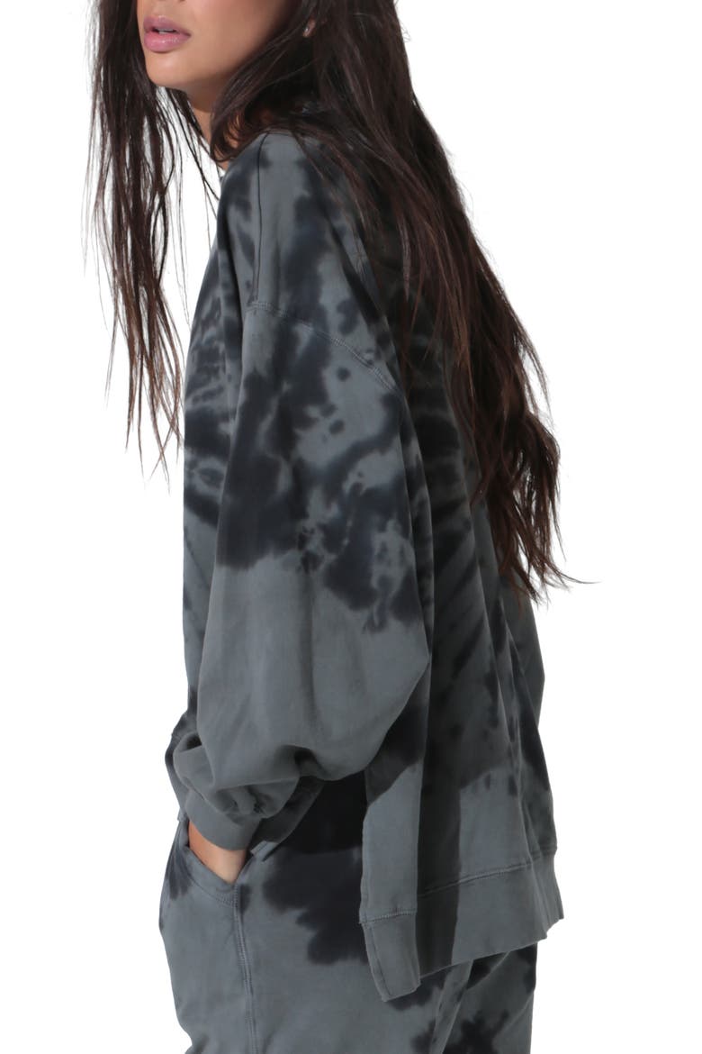 ELECTRIC AND ROSE Neil Tie Dye Sweatshirt, Alternate, color, HUNTER