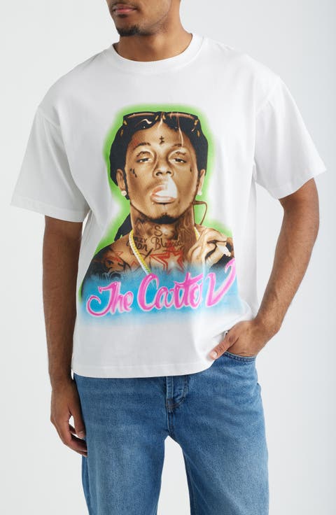 Oversize Lil Wayne The Carter V Graphic T-Shirt