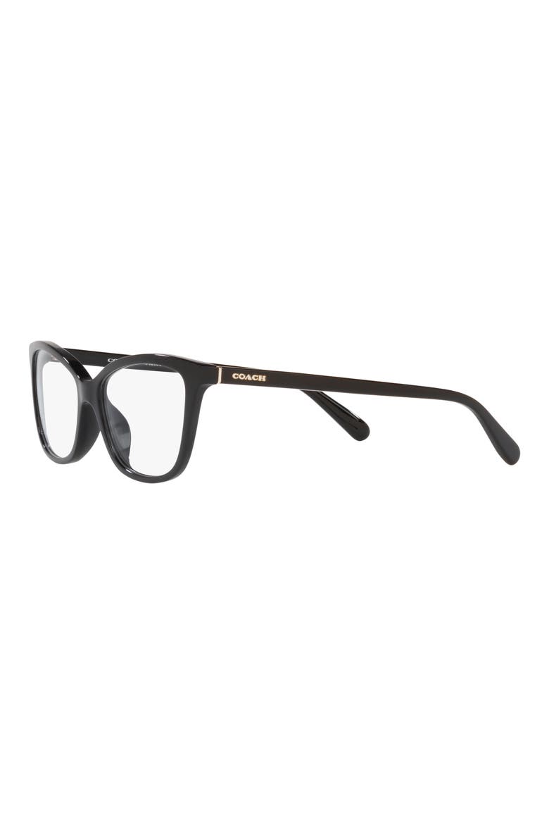 54mm Cat Eye Optical Glasses, Alternate, color, BLACK