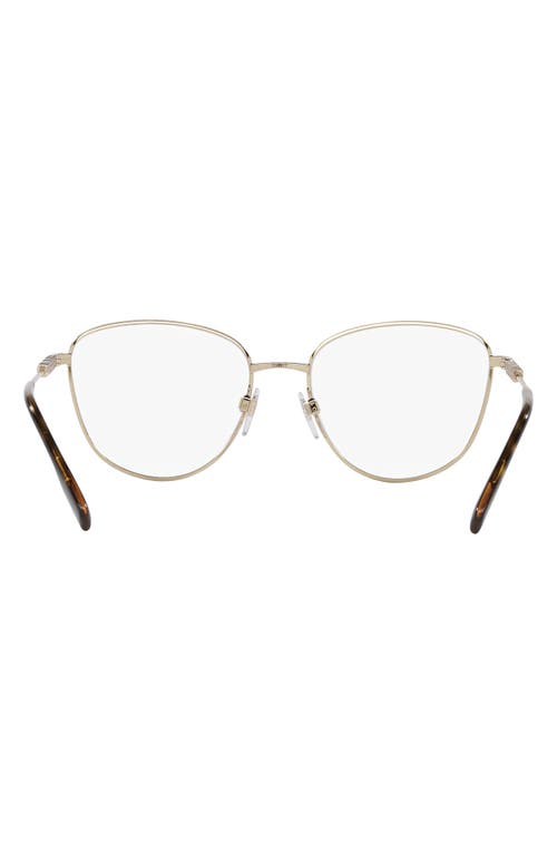 Burberry Virginia 53mm Phantos Optical Glasses In Gold