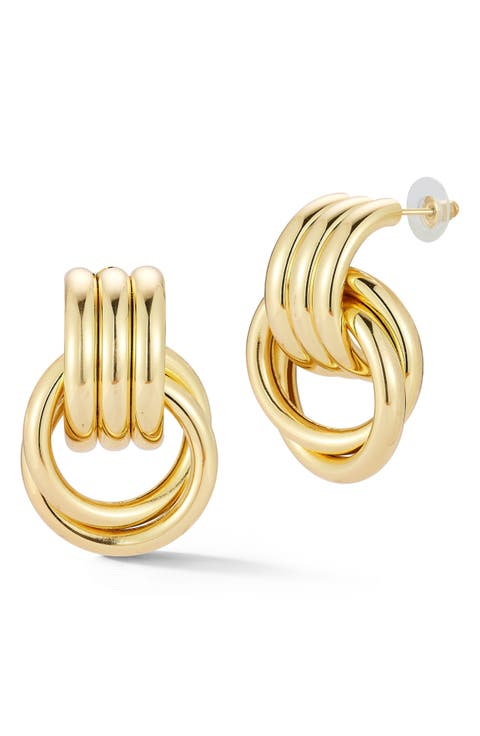 Door Knocker Stud Earrings