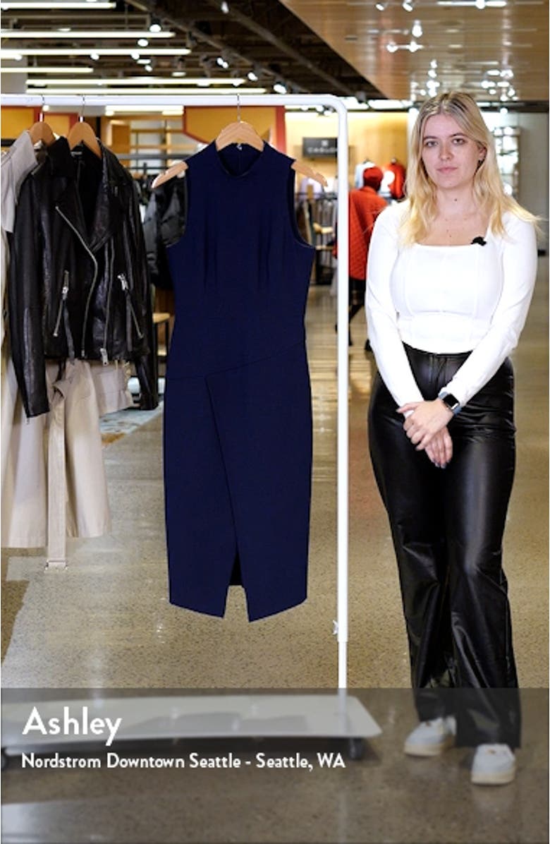 Juma Sleeveless Sheath Midi Dress, sales video thumbnail