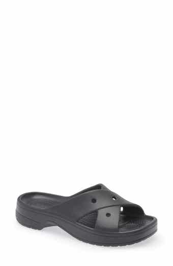 Cross Strap Slide Sandal