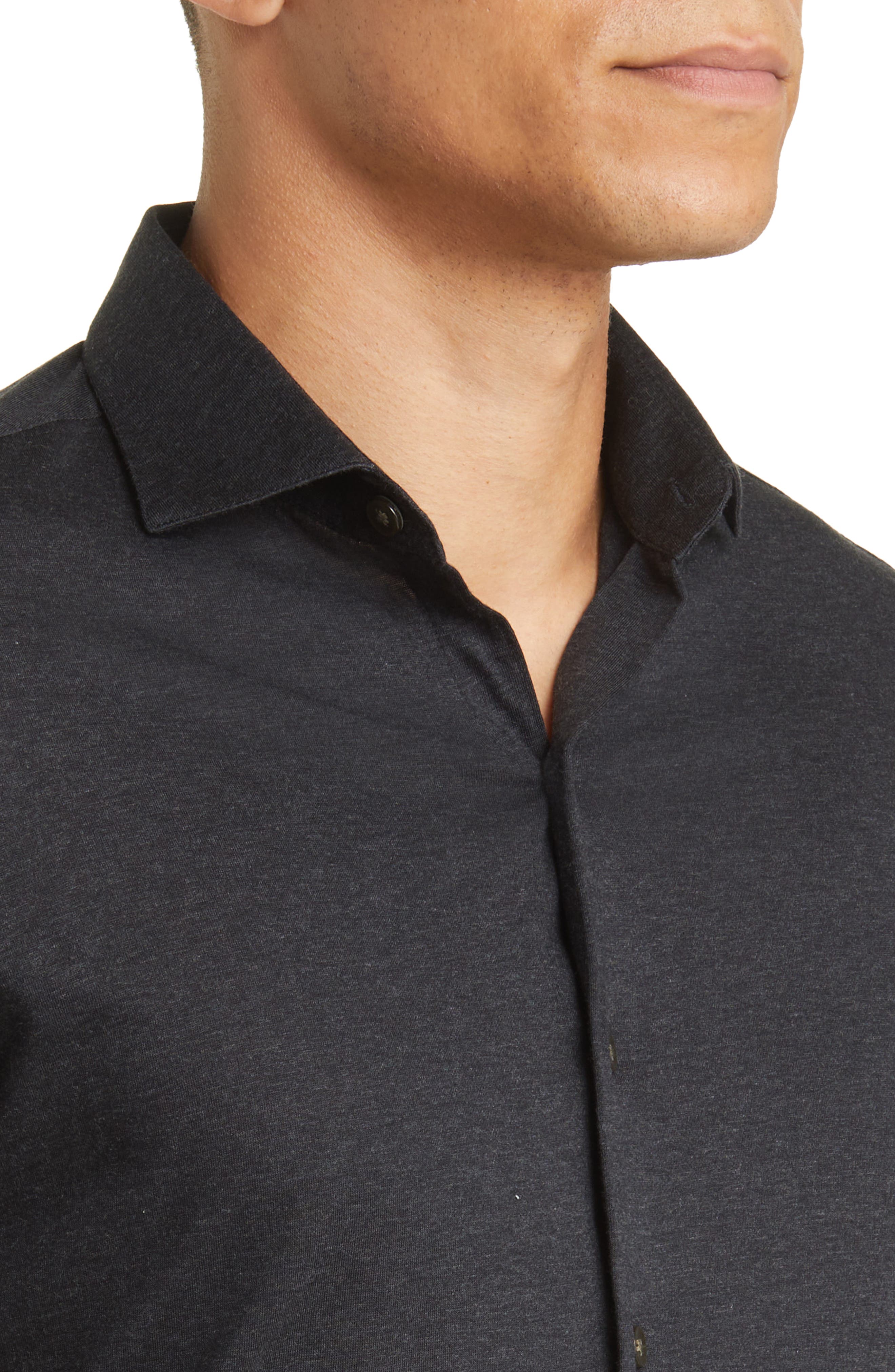 Robert Barakett Novak Cotton Knit Long Sleeve Shirt (Men) | Nordstromrack