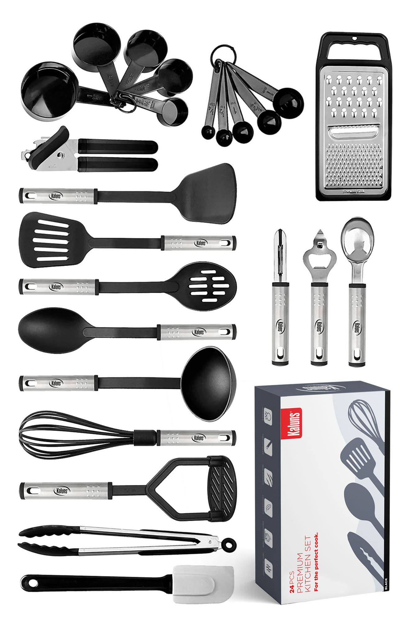KALUNS Kitchen Utensil 24-Piece Set