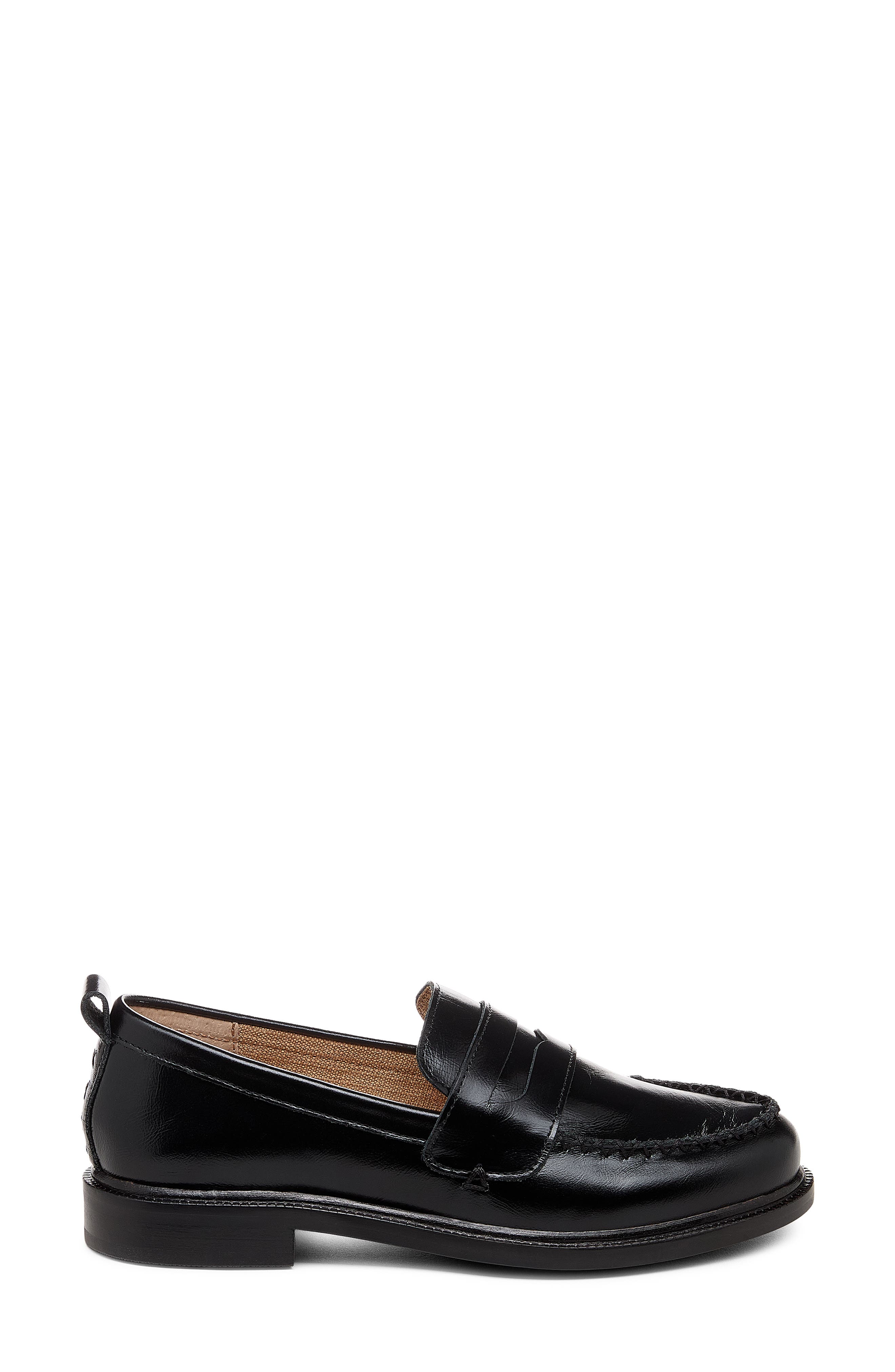 Lens Penny Loafer, Alternate, color, BLACK