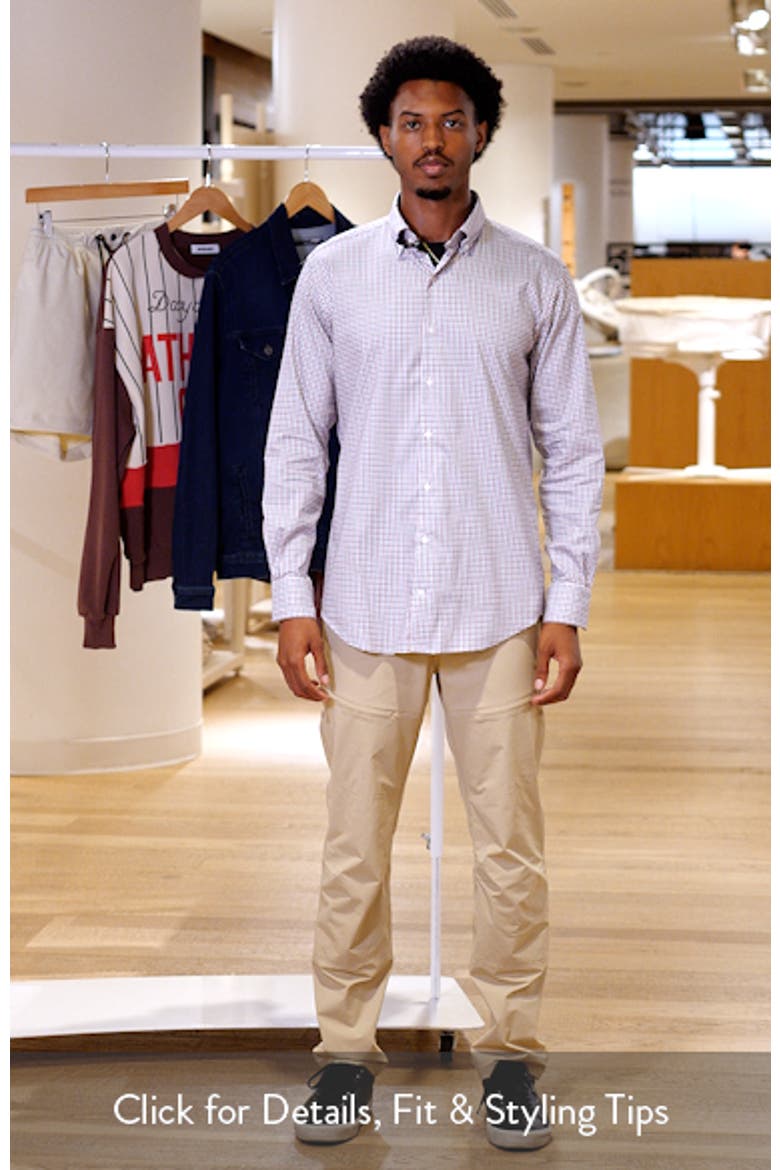 Julian Crown Light Plaid Button-Down Shirt video