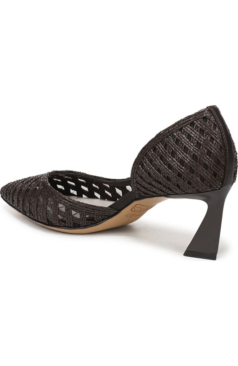 SARTO by Franco Sarto Tawny Pointed Toe Half d'Orsay Pump, Alternate, color, Espresso