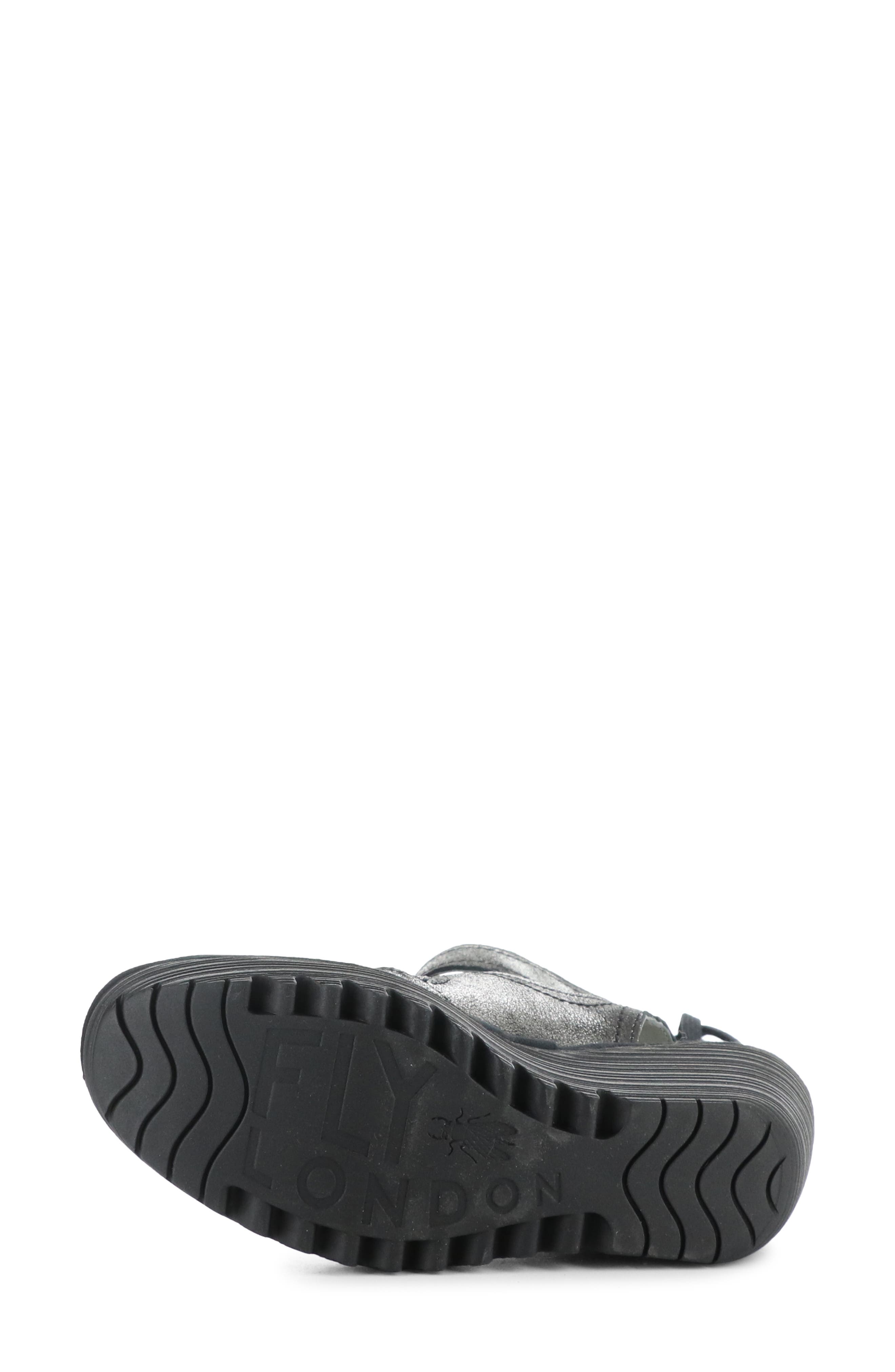 Yulp Platform Wedge Sandal, Alternate, color, SILVER