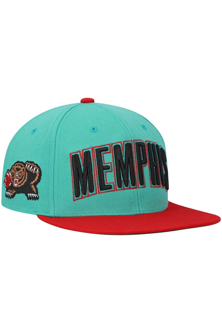 Men's Mitchell & Ness Teal Memphis Grizzlies Hardwood Classics Snapback Hat, Main, color, Teal
