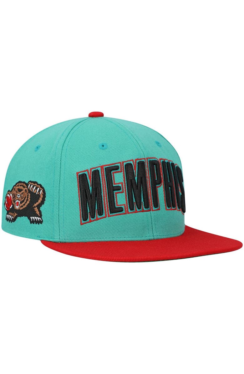 Mitchell & Ness Men's Mitchell & Ness Teal Memphis Grizzlies Hardwood Classics Snapback Hat, Main, color, Teal