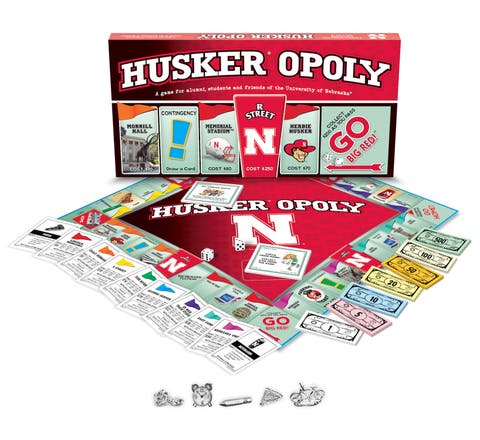 University Of Nebraska Huskeropoly Monopoly Board Game