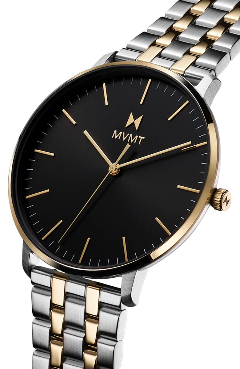 MVMT Legacy Slim Bracelet Watch, 42mm, Alternate, color, Two Tone