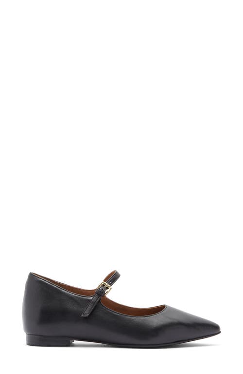 Seychelles Pardon Me Pointed Toe Mary Jane Flat In Black
