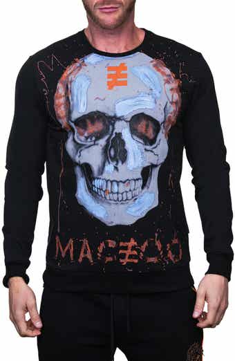 Maceoo Skull Graphic T-Shirt