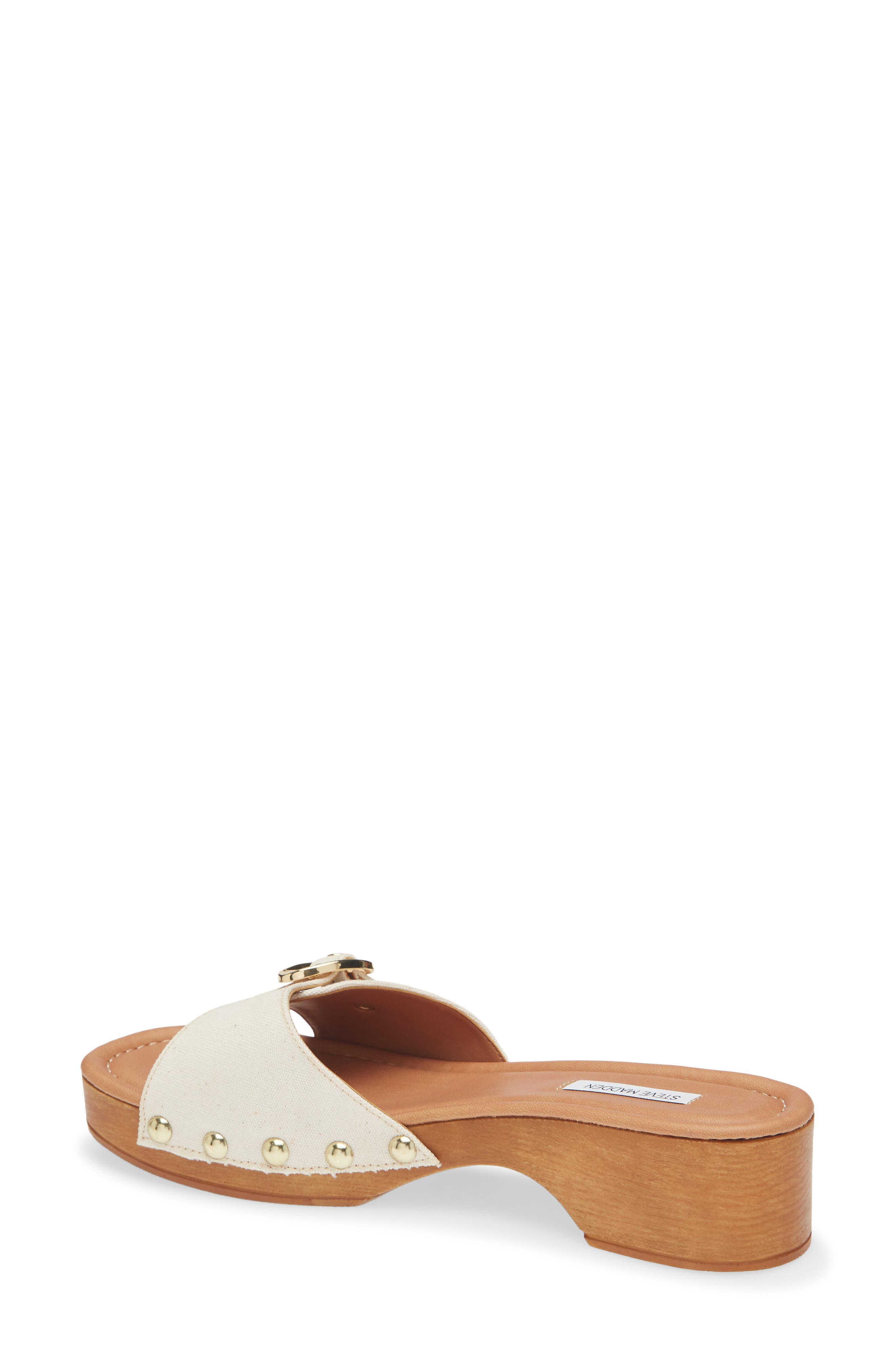 Fredi Platform Slide Sandal, Alternate, color, LINEN