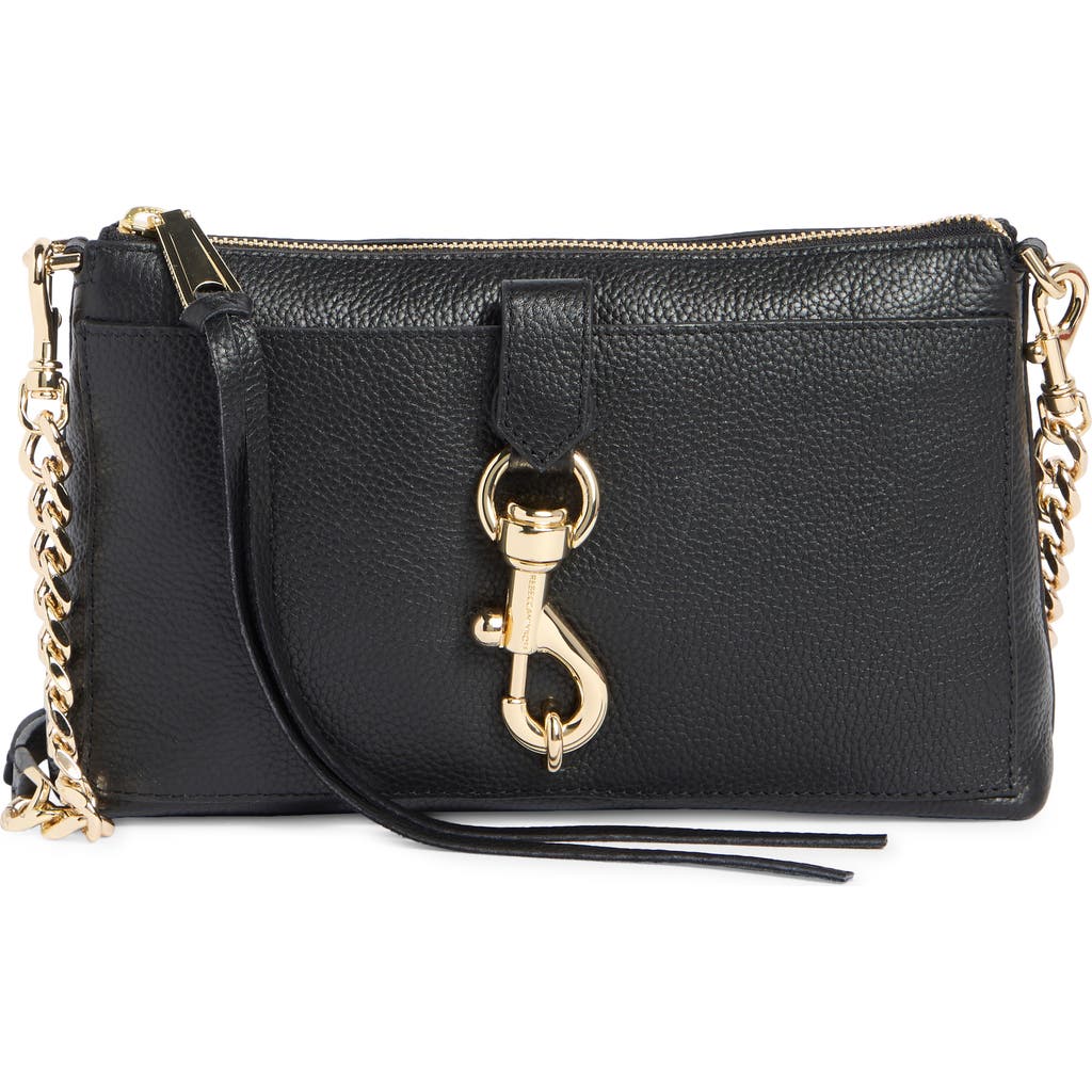 Rebecca Minkoff Megan Top Zip Crossbody Bag In Black