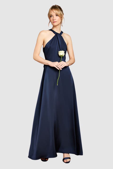 Honoured Twist Halterneck Maxi Dress