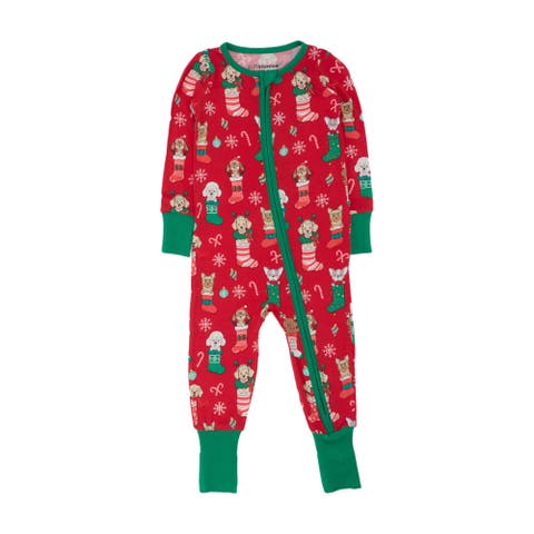 SoftSnooze Gender Incusive Holiday Convertible One Piece Pajamas