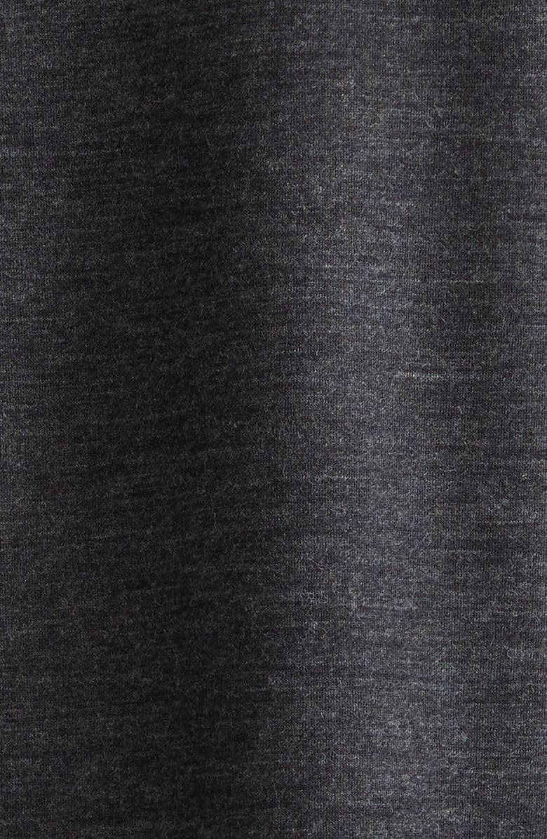 Moncler Wool & Cotton Blend Snap-Up Shirt, Alternate, color, 