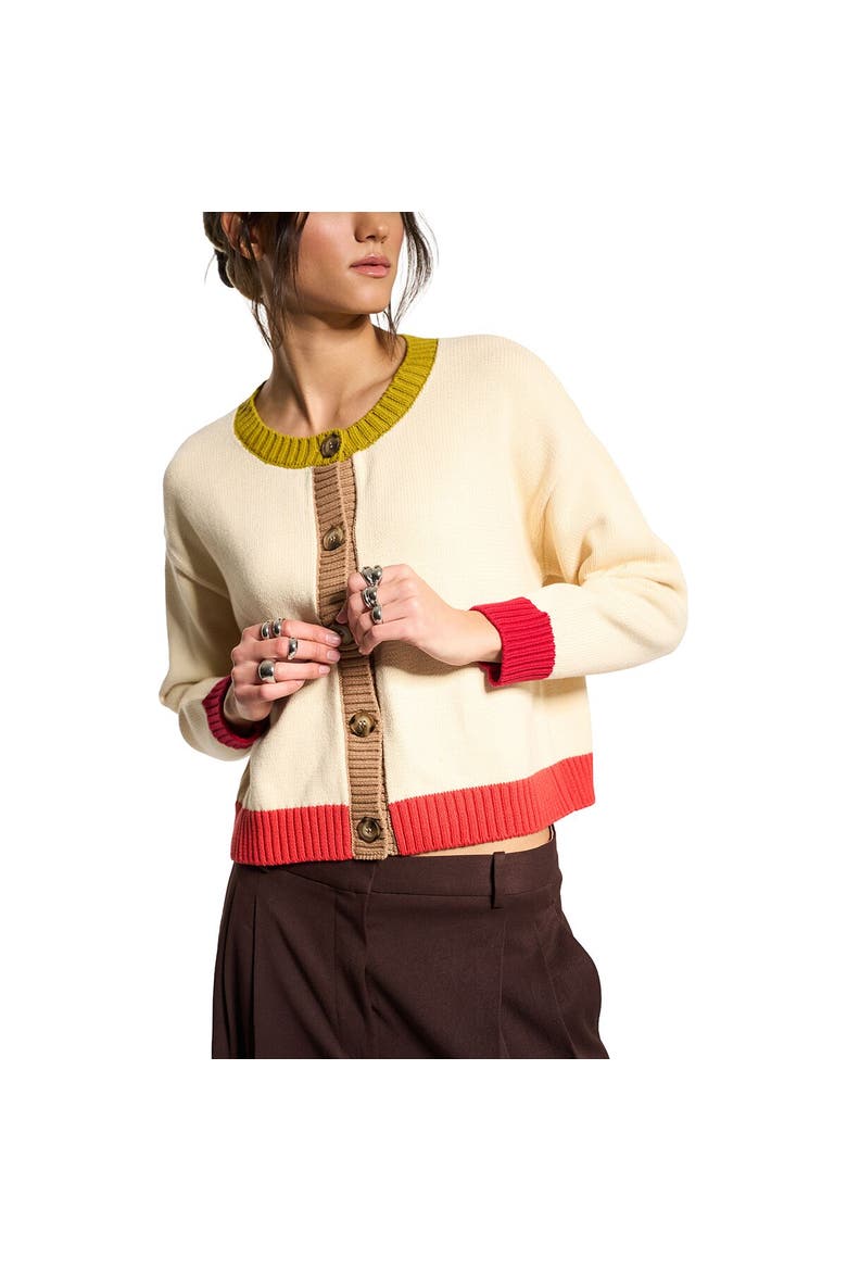 Joey Cardigan - Women's, Alternate, color, Creme