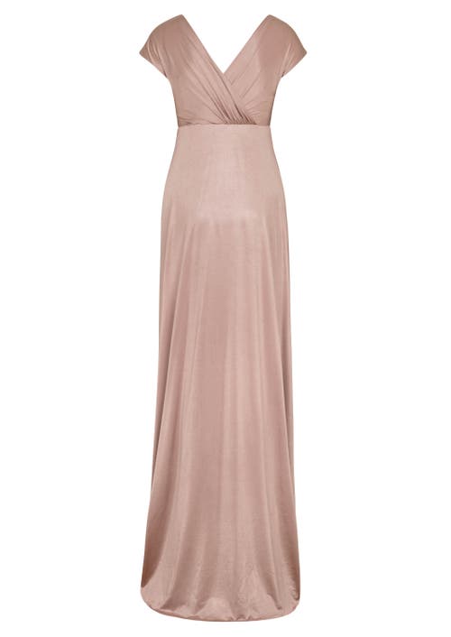 Tiffany Rose Maternity Francesca Maternity Maxi Dress In Neutral
