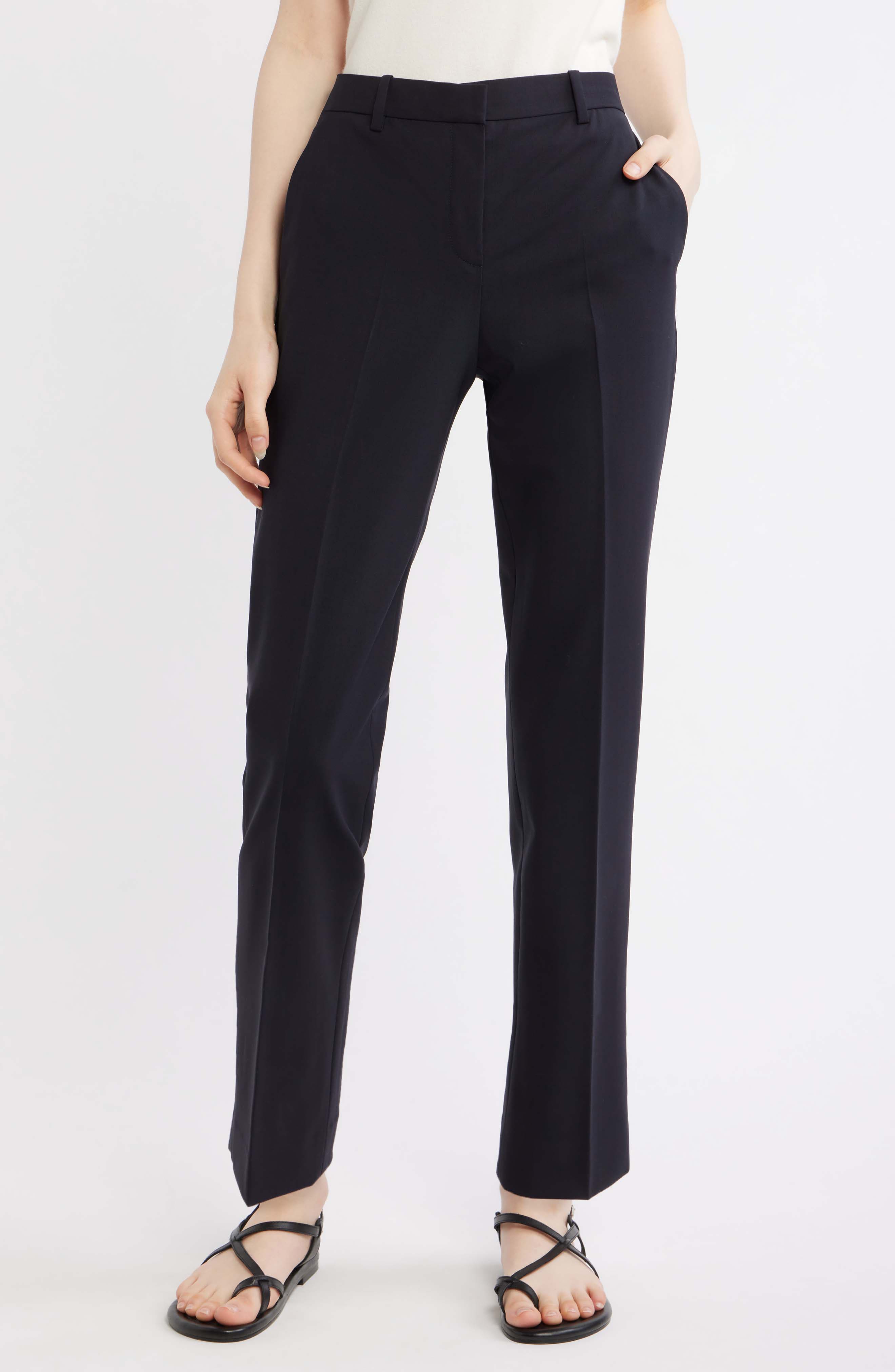 Treeca Slim Fit Stretch Wool Pants - image 3