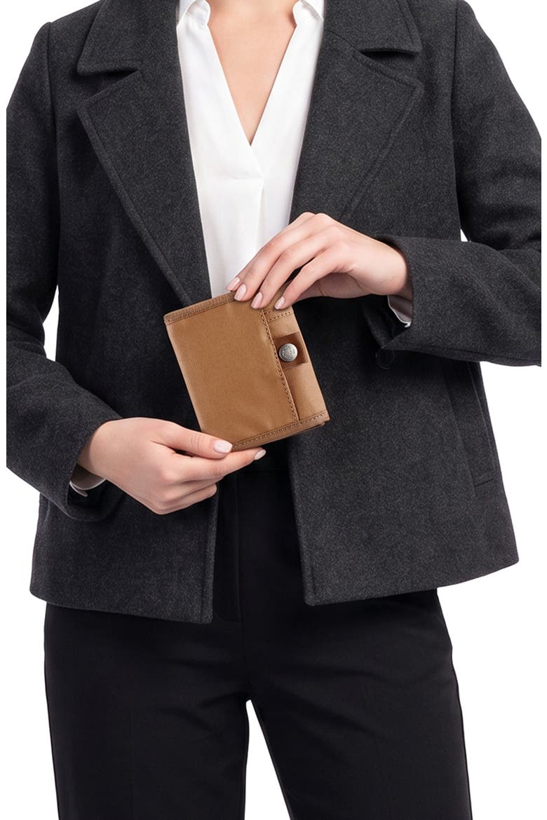 Light Canvas Wallet, Alternate, color, KHAKI