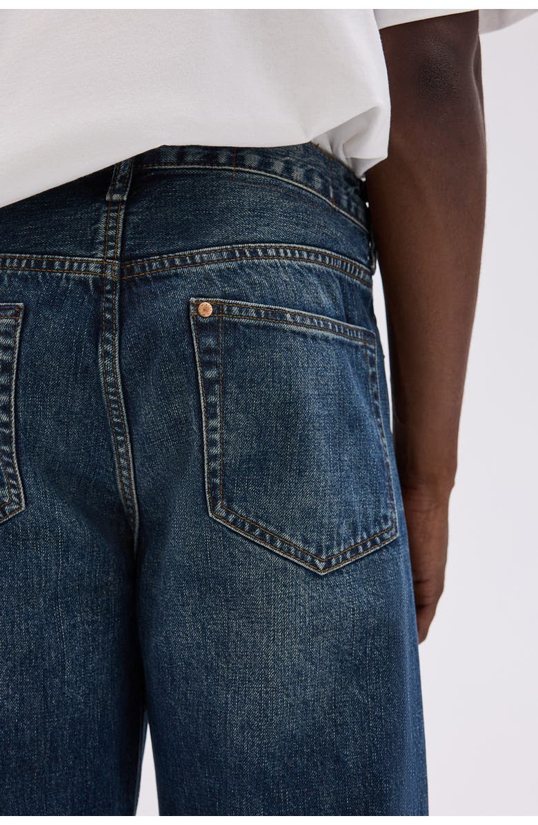 H&M Loose Straight Jeans, Alternate, color, Denim Blue