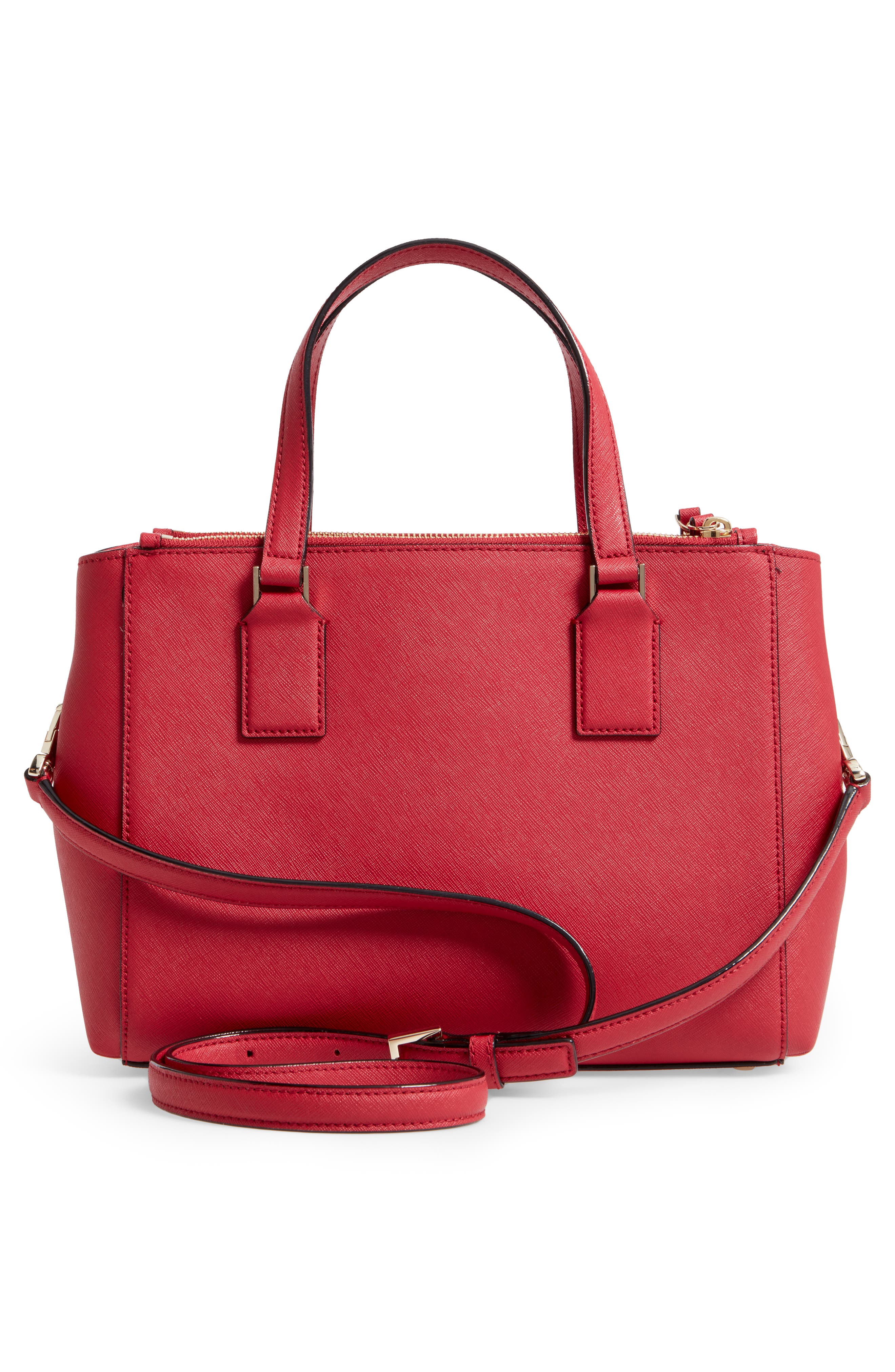 Kate Spade New York cameron street - teegan calfskin leather satchel, Alternate, color, 
