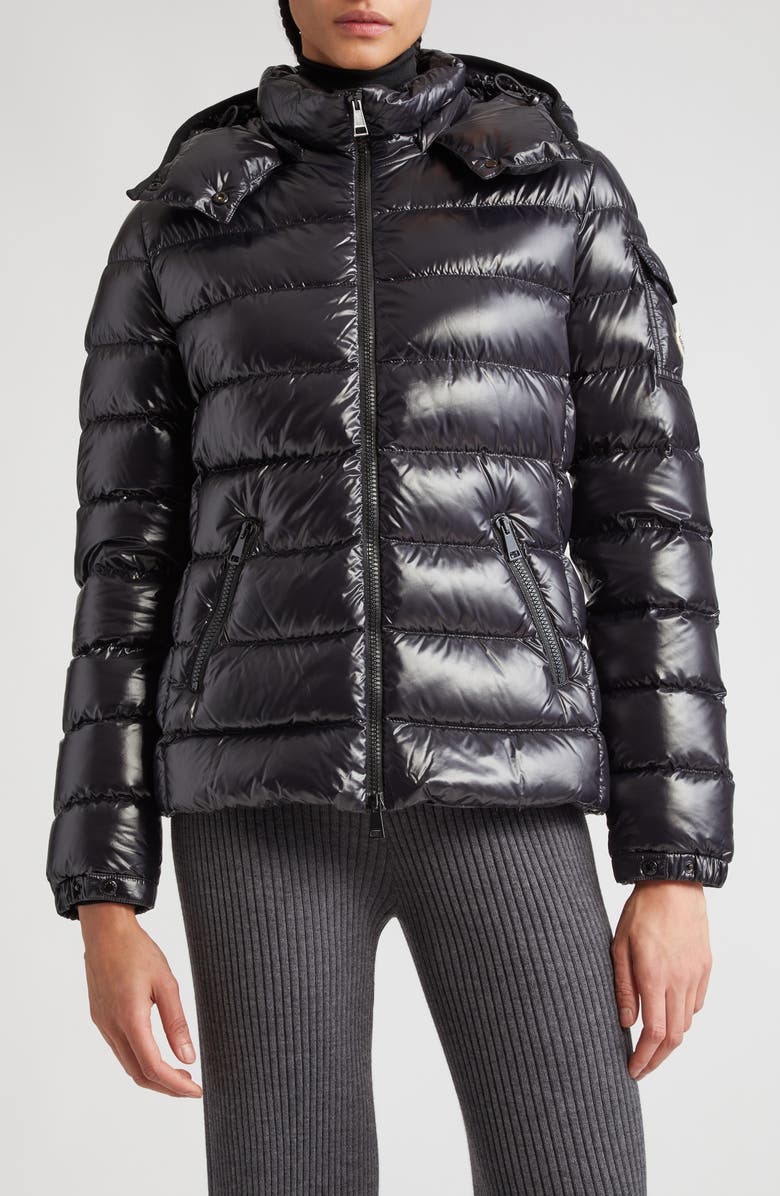 Moncler Bady Water Resistant Down Puffer Jacket, Main, color, Black