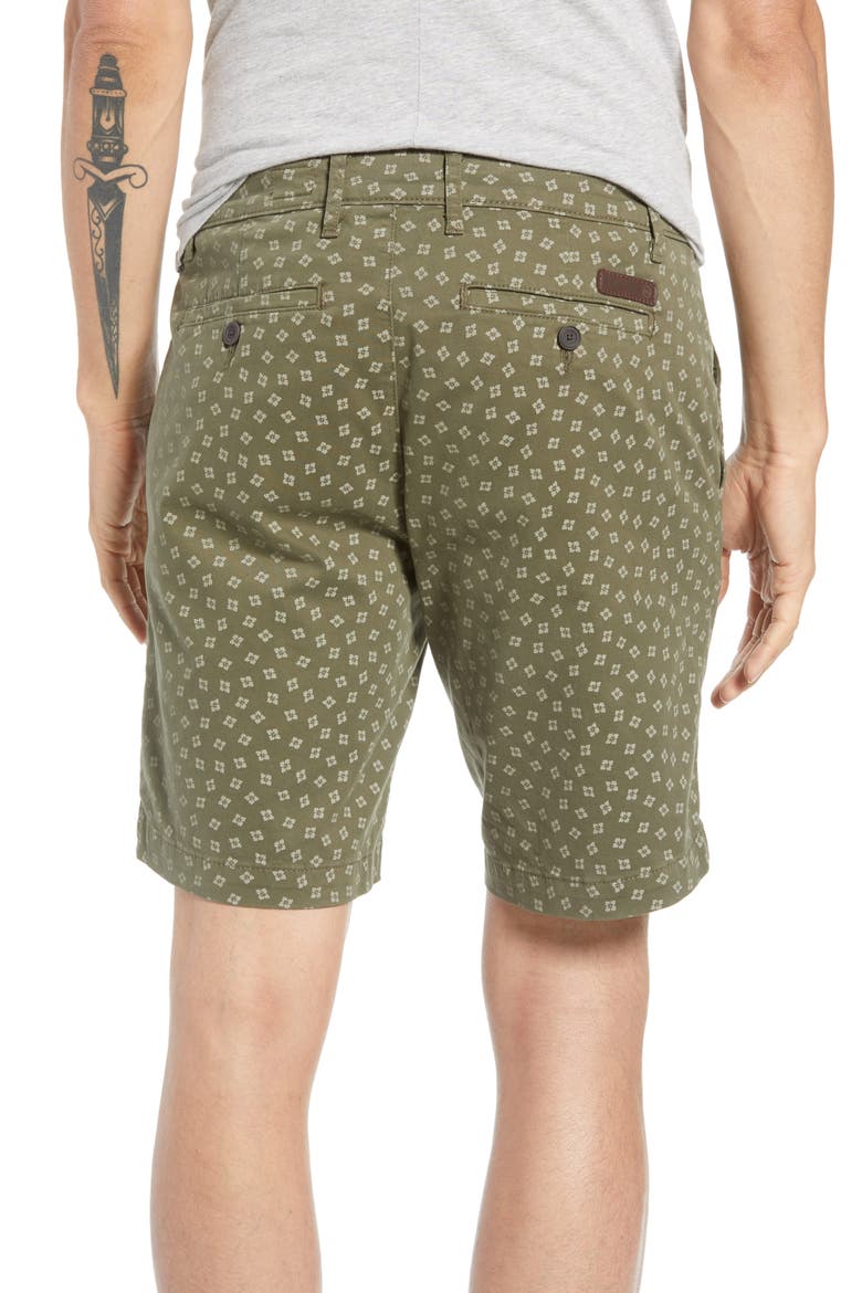 Flora Print Slim Fit Shorts, Alternate, color, FLORA CANYON MOSS