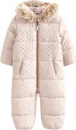 NEXT Kids' Star Snowsuit with Faux Fur Trim