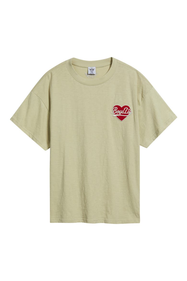 Signature Graphic Boyfriend T-Shirt, Alternate, color, TALC