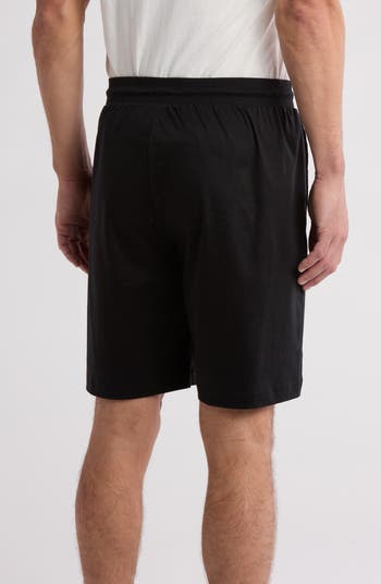 Mercerized Cotton Pajama Shorts<br />