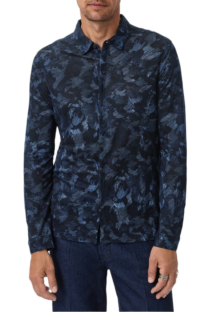 John Varvatos Vienne Organic Linen Button-Up Shirt, Alternate, color, 