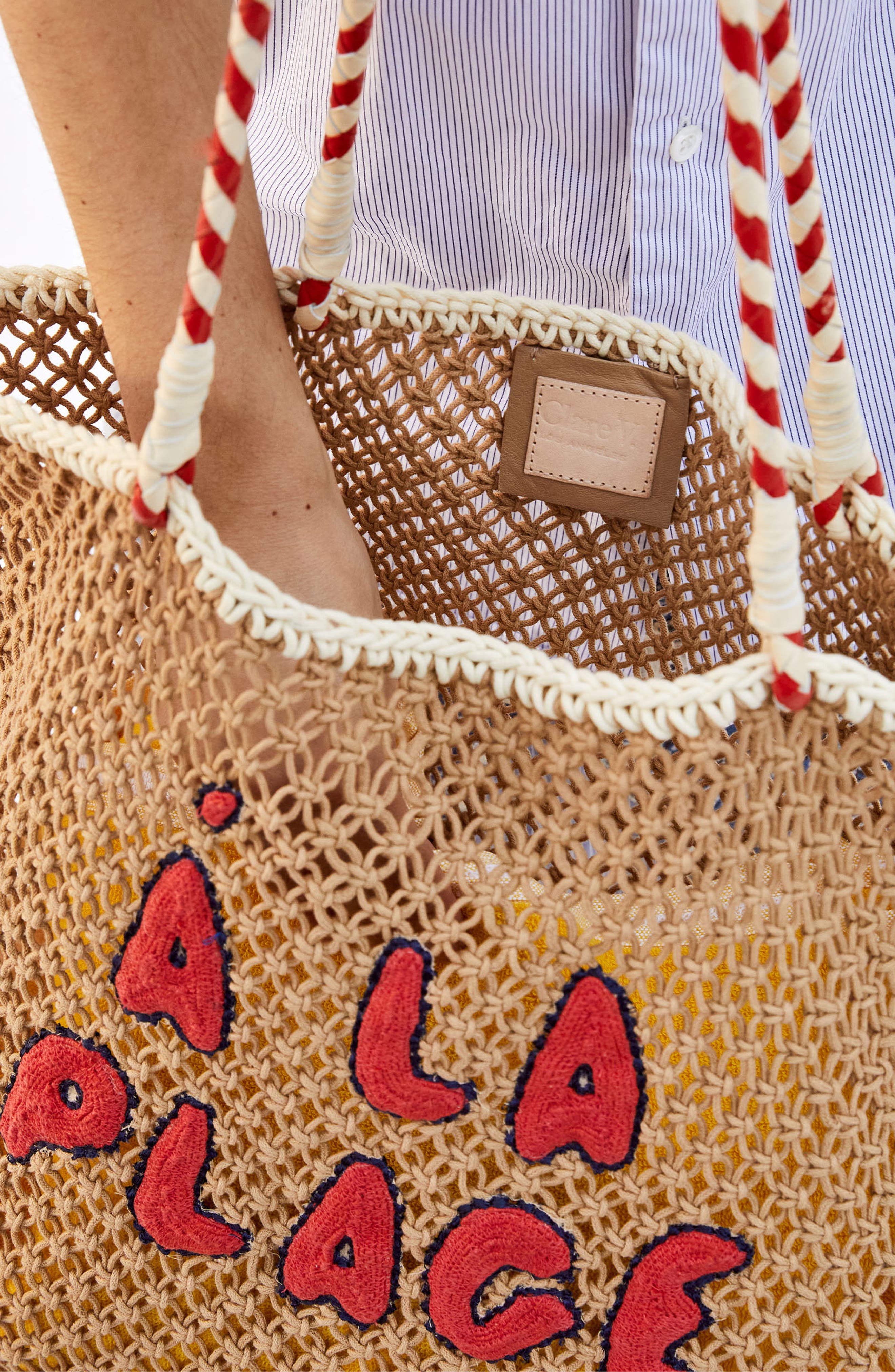 Clare V. À La Plage Knotted Tote, Alternate, color, 