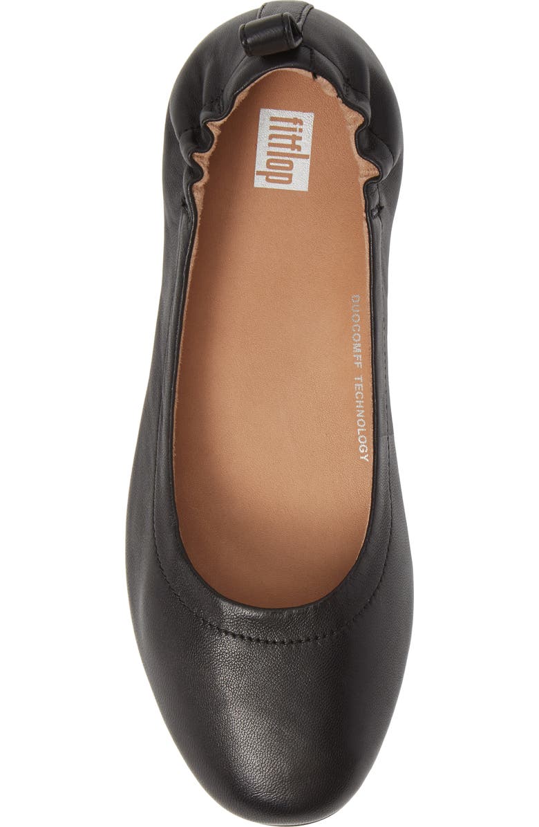 FitFlop Allegro Ballet Flat, Alternate, color, Black