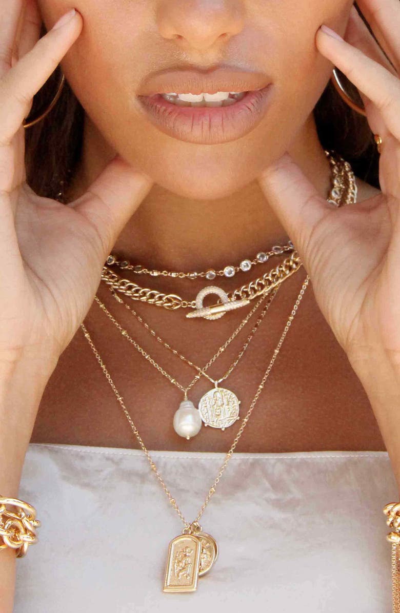 Ettika Crystal Toggle Necklace, Alternate, color,