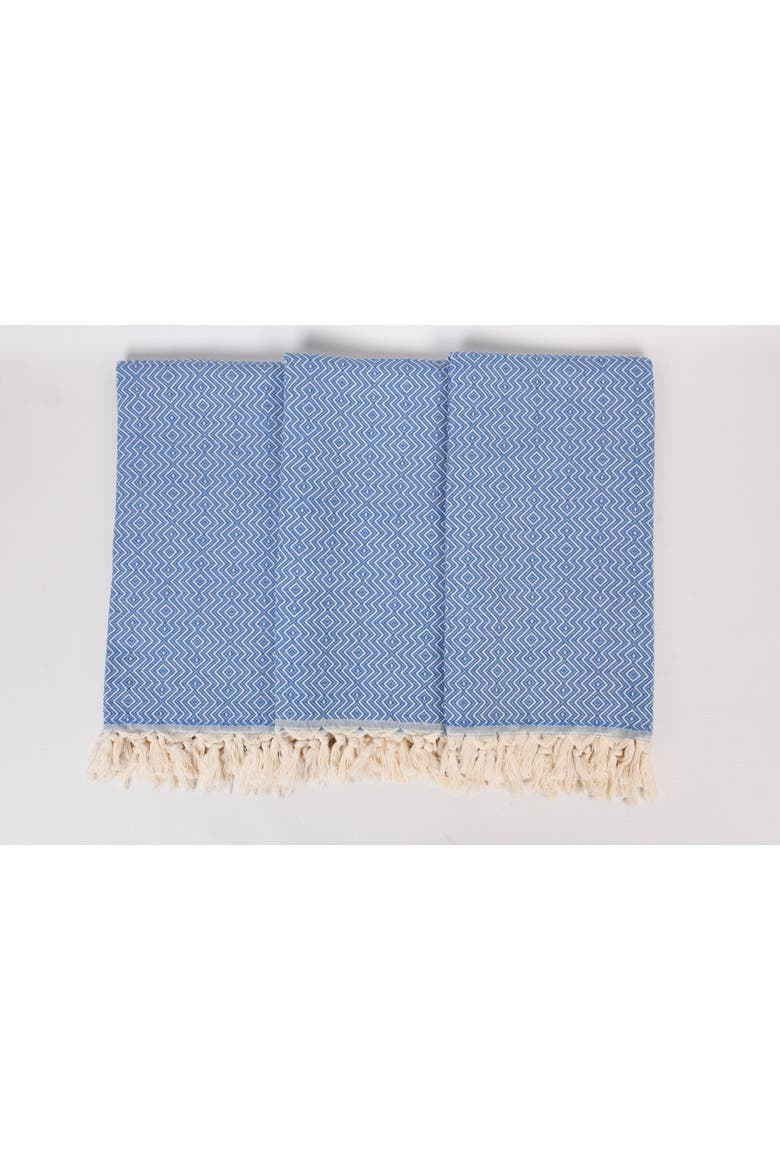 Akdeniz Throw Blanket/Towel, Alternate, color, Blue