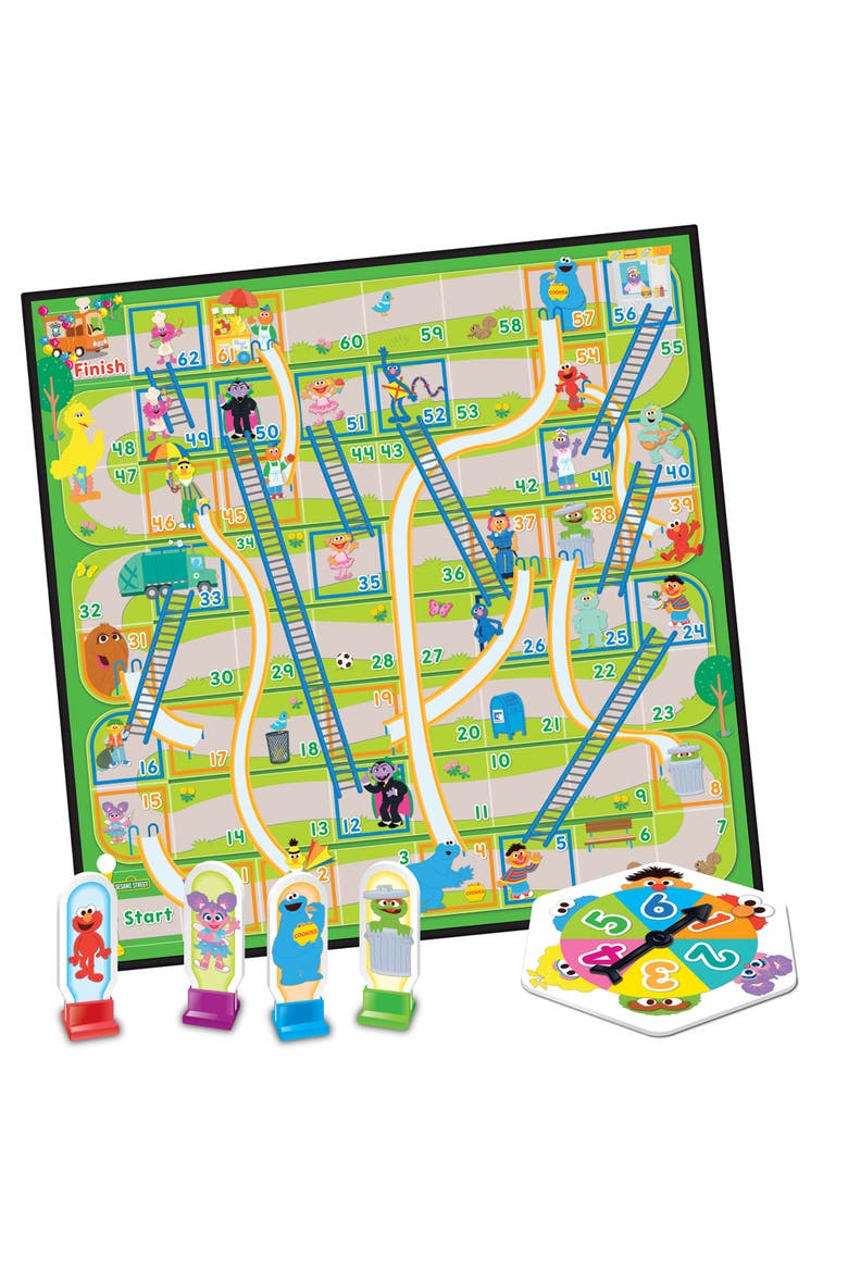 Sesame Street Slides & Ladders Game, Alternate, color, Multicolor