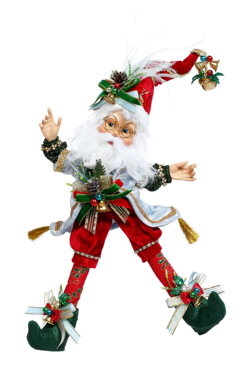 Mark Roberts North Pole Bell Ringer Elf, Small, Main, color, Red