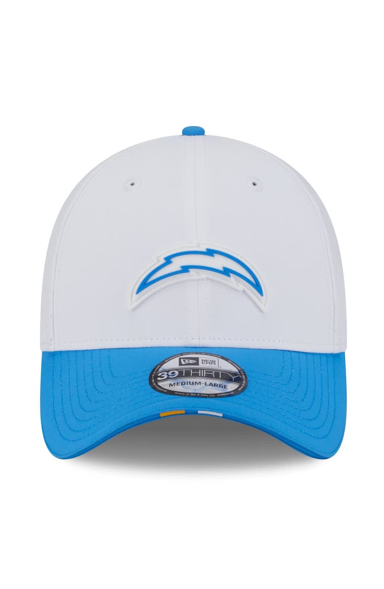 New Era Men's New Era White/Powder Blue Los Angeles Chargers 2025 NFL Training Camp 39THIRTY Flex Hat, Alternate, color, White