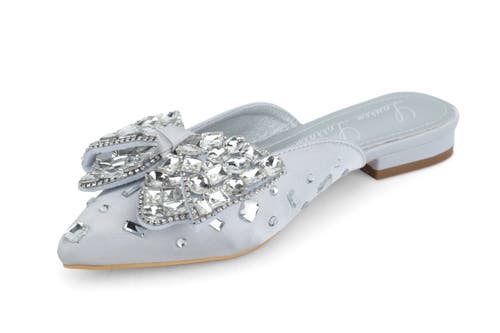Lauren Lorraine Claire Slip-ons In Silver
