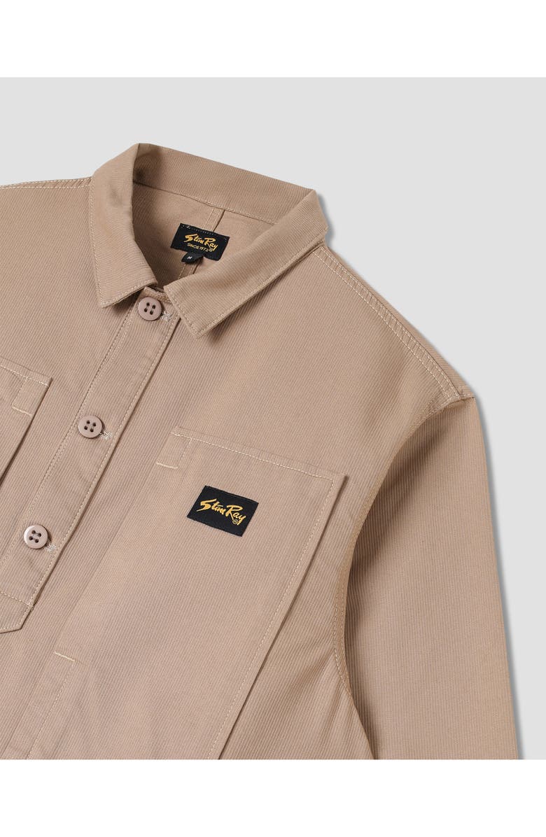 STAN RAY Popover Cotton Painter Shirt, Alternate, color, Khaki Bedford