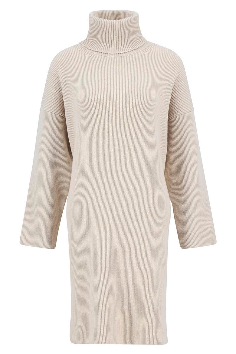Rib Knit Sweater Dress, Alternate, color, OATMEAL