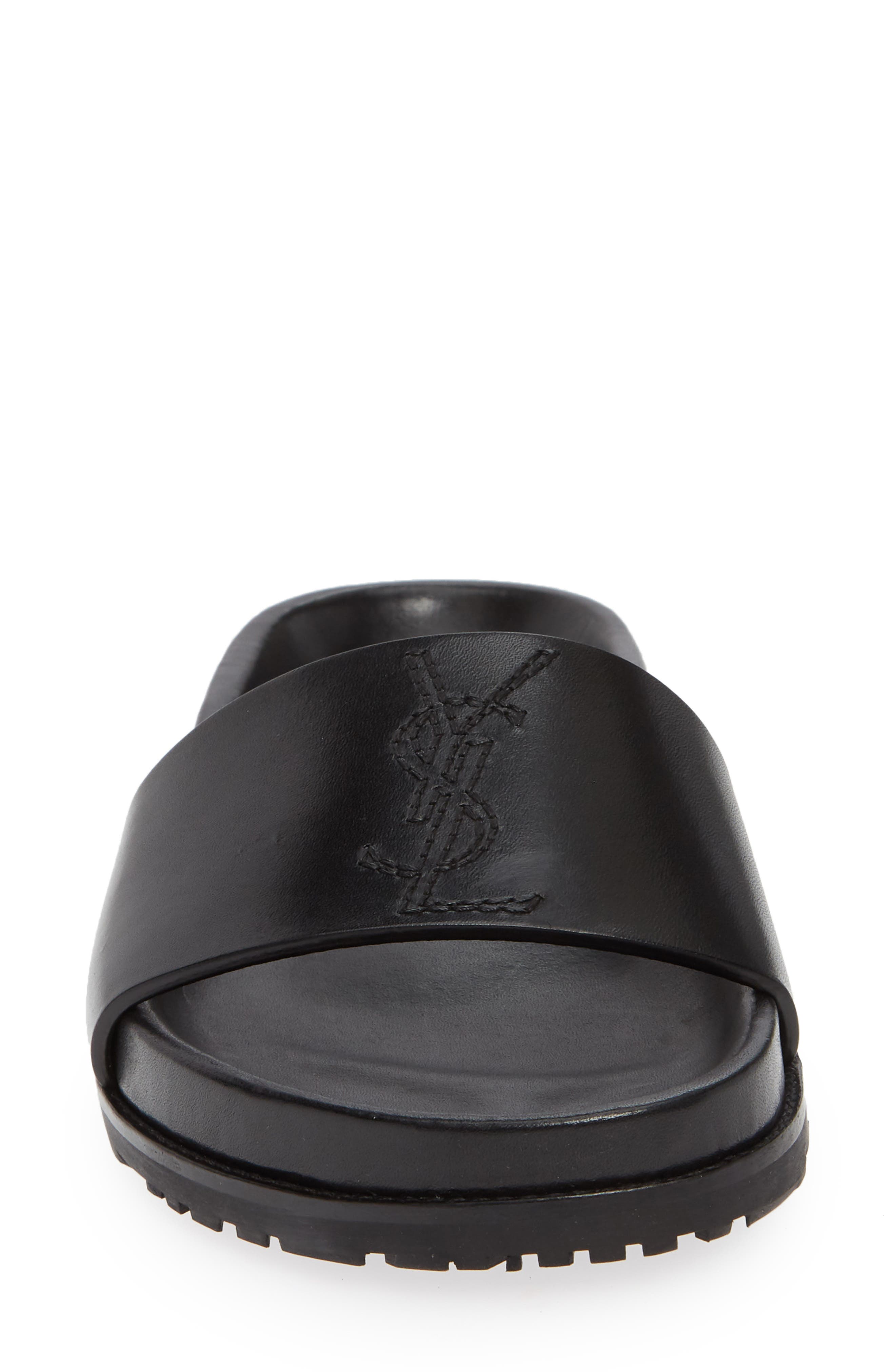 Saint Laurent Joan Slide Sandal, Alternate, color, 