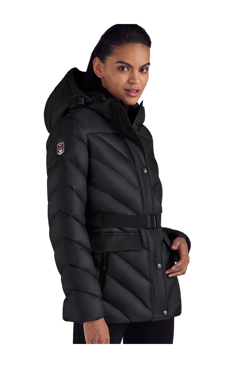 Triple F.A.T. Goose Montalva Women's Puffer Down Belted Jacket, Alternate, color, Black