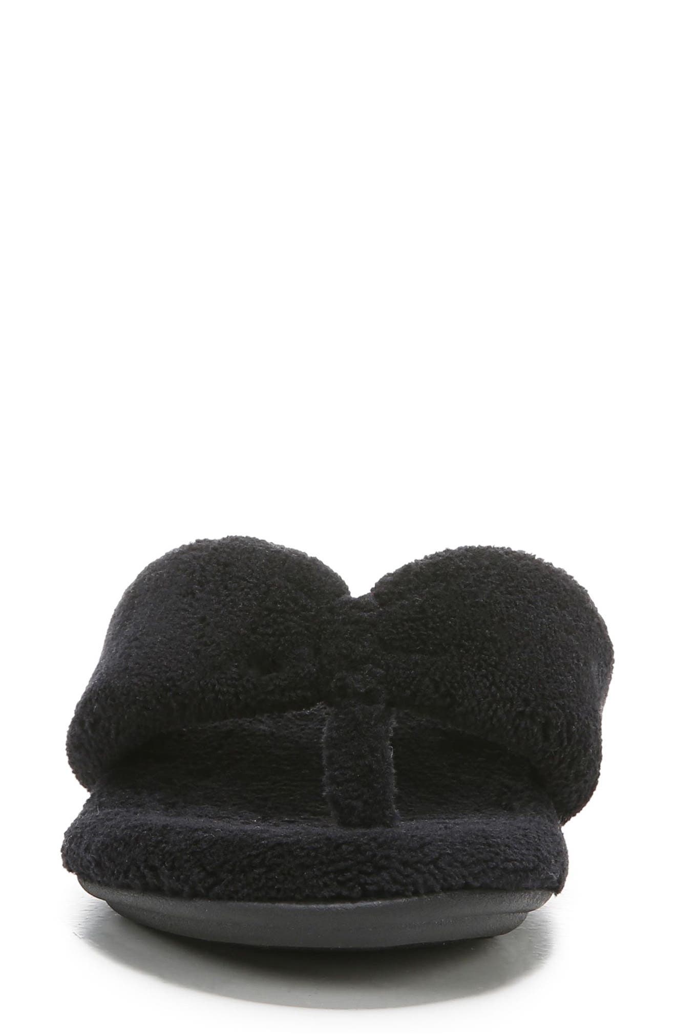 Vionic Lydia Faux Fur Flip Flop, Alternate, color, 