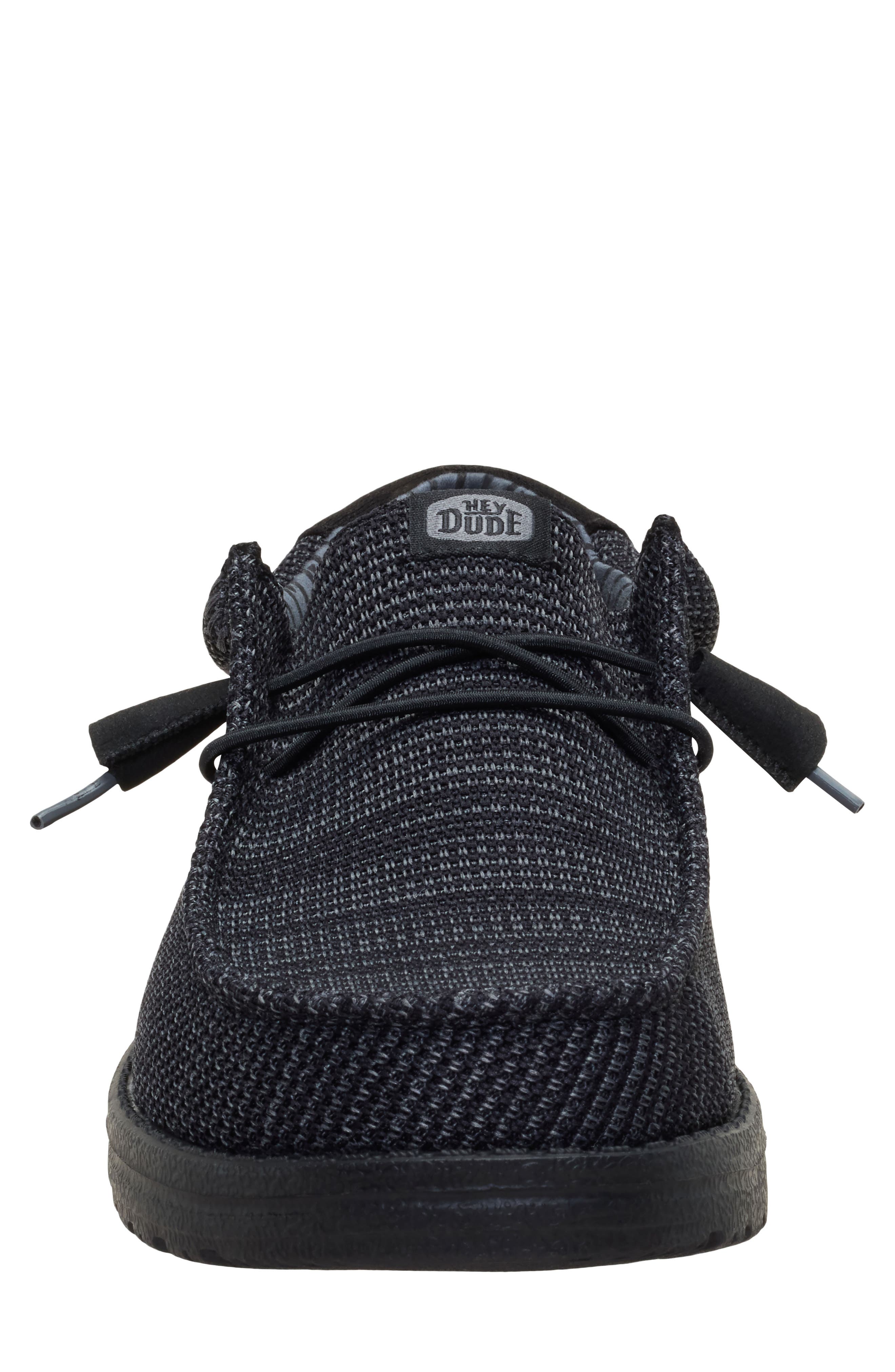 Wally SE Stretch Sox Sneaker, Alternate, color, BLACK/ BLACK
